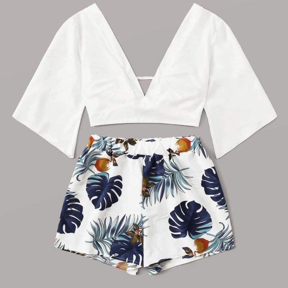 Wide legged pant shorts